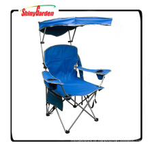 Quik Shade Folding Camp cadeira com dossel ajustável